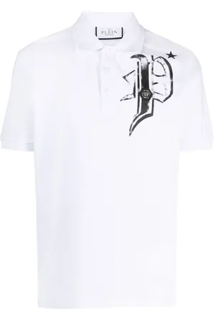 Philipp Plein Logo-print cotton polo shirt