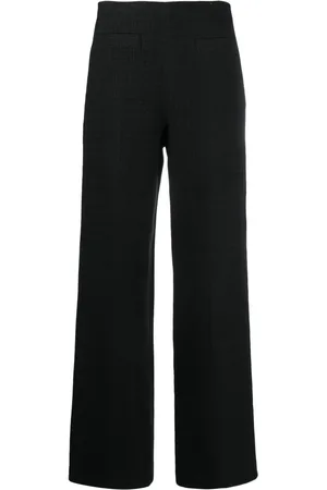 Sandro Tailored wide-leg tweed trousers