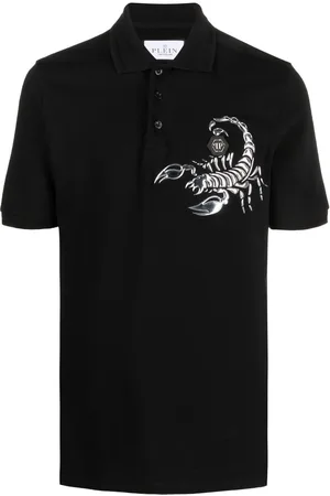 Philipp Plein Scorpion cotton polo shirt