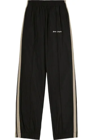 Palm Angels Logo-print side-stripe track pants