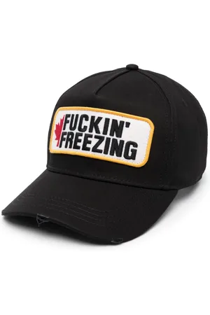 Dsquared2 Logo-patch cotton baseball cap