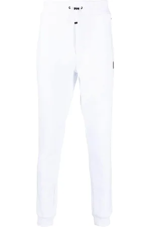 Philipp Plein Logo-plaque cotton track pants