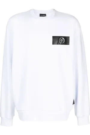 Philipp Plein Logo-patch cotton sweatshirt