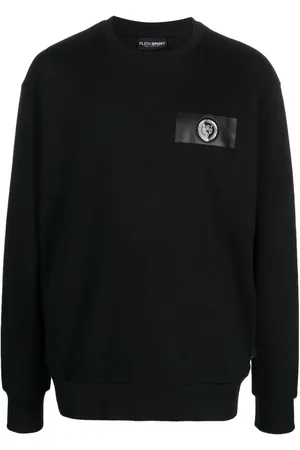 Philipp Plein Logo-patch cotton sweatshirt
