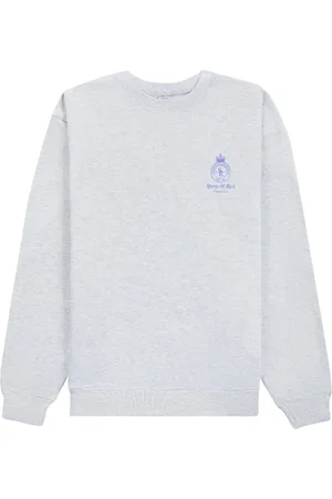 Sporty & Rich Crown motif-print sweatshirt