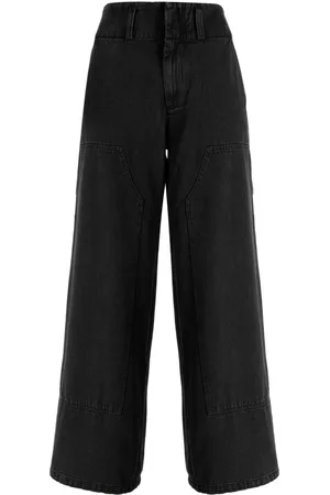 SEA High-rise wide-leg trousers