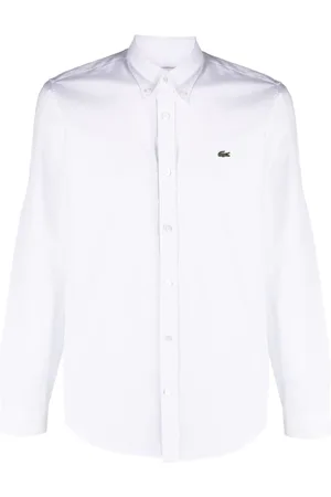 Lacoste Logo-patch cotton shirt