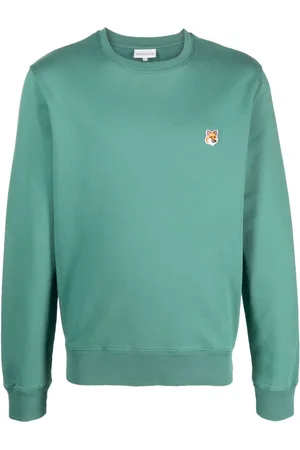Maison Kitsuné Fox logo-appliqu?? jersey sweatshirt