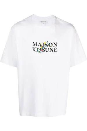 Maison Kitsuné Logo-print cotton T-shirt