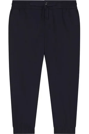 Dolce & Gabbana Logo-plaque stretch-cotton track pants