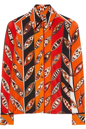 Puccini Girandole-print long-sleeve shirt