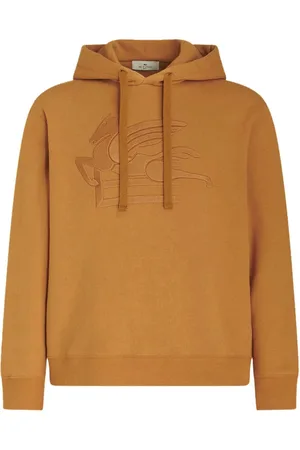 Etro Pegaso-motif cotton hoodie
