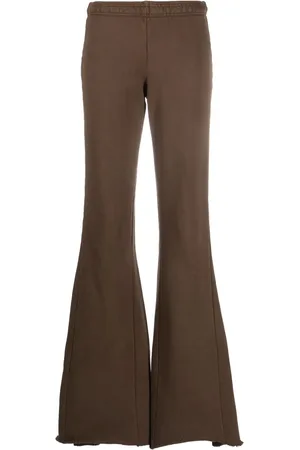 Entire Studios Washed-effect flared trousers