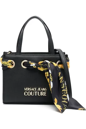 VERSACE Chain Couture scarf-detail mini bag