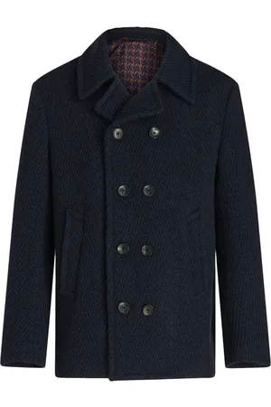 Etro Notched-collar double-breasted coat