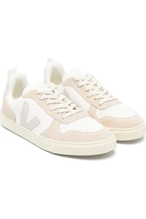 Veja Logo-patch low-top leather sneakers