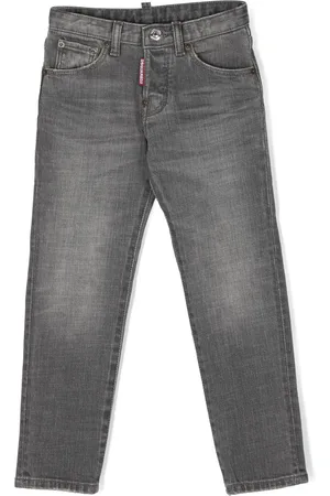 Dsquared2 Logo-patch slim-cut jeans
