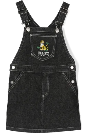 Kenzo Logo-embroidered dungarees dress