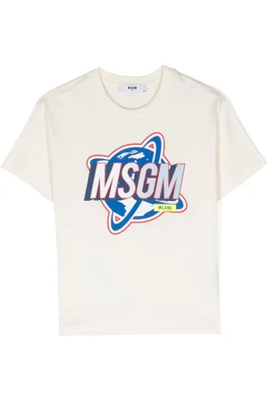 Msgm Logo-print cotton T-shirt