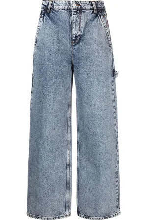 Moschino High-rise straight-leg jeans