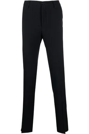 Etro Textured-finish tailored trousers