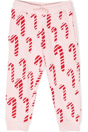 Stella McCartney Candy Cane-print cotton trousers