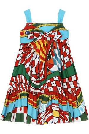 Dolce & Gabbana Sleeveless carretto-print dress