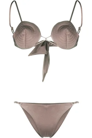Noire Swimwear Tonal-stitch detail bikini set