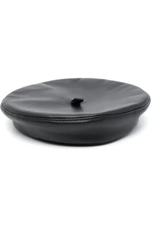 Ruslan Baginskiy Smooth-grain leather beret