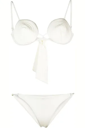 Noire Swimwear Tonal-stitch detail bikini set