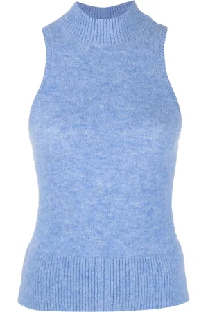 Patou Mock-neck knitted top
