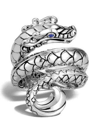 John Hardy Legends Naga sapphire coil ring