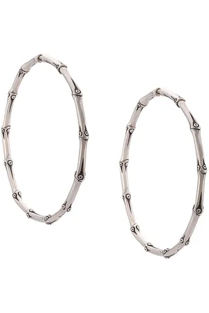 John Hardy Bamboo large hoop earrings