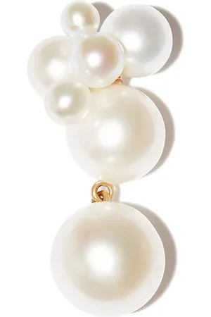 SOPHIE BILLE BRAHE 14kt yellow Bisou pearl earring