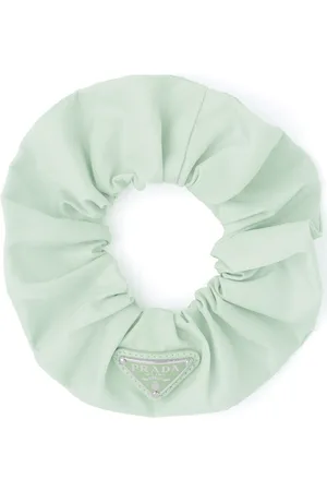 Prada Re-Nylon triangle-logo scrunchie