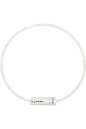 Le Gramme Le 7g brushed cable bracelet