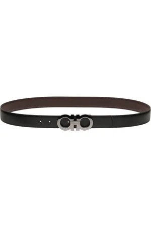 Salvatore Ferragamo Gancini buckle leather belt