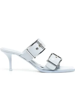 Alexander McQueen 75mm buckled leather sandals