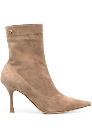 Gianvito Rossi Dunn 85mm suede ankle boots