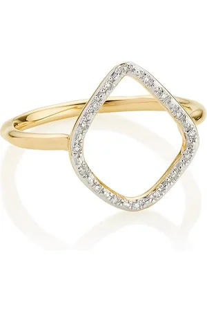 Monica Vinader Riva Diamond Hoop ring