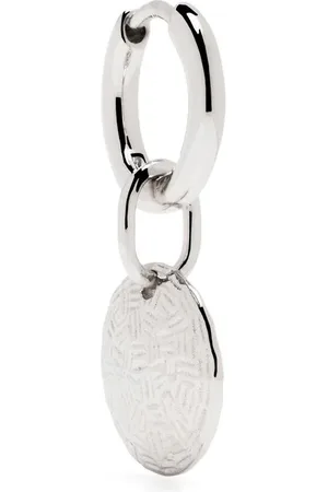 Maria Black Tan Huggie single earring