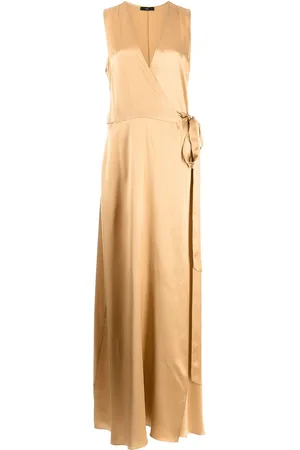 Voz Silk maxi wrap dress
