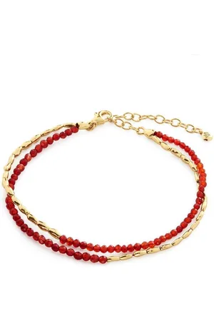 Monica Vinader Mini onyx beaded bracelet