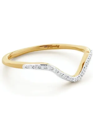 Monica Vinader Riva diamong stacking ring