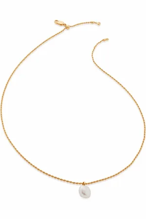 Monica Vinader Nura tiny Keshi pearl necklace