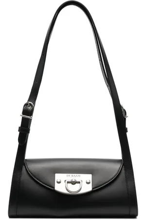Durazzi Milano Flip-lock leather shoulder bag
