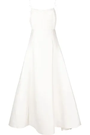 Sachin & Babi Belinda lace-panel gown