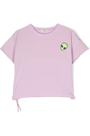 Le pandorine Patch-detail jersey T-shirt
