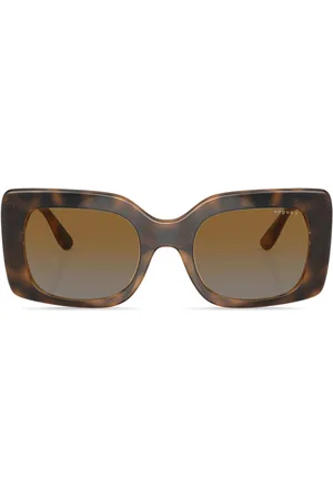 vogue Tortoiseshell-effect square-frame sunglasses