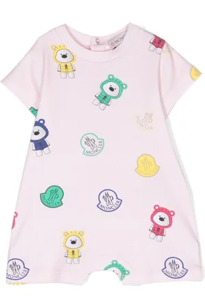 Moncler All-over graphic-print romper